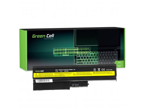 Акумулятор Green Cell для Lenovo IBM ThinkPad T60 T60p T61 R60 R60e R60i R61 R61i T61p R500 SL500 W500