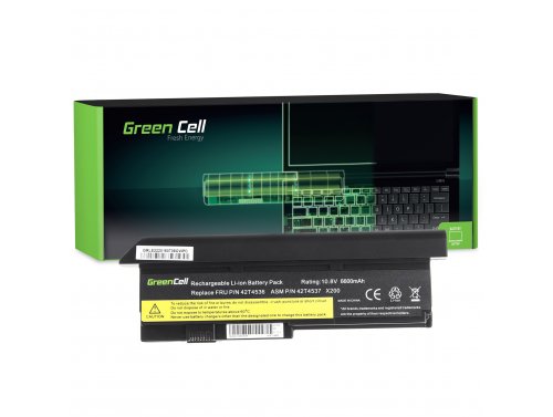 Акумулятор Green Cell 42T4650 для Lenovo ThinkPad X200 X201 X200s X201i