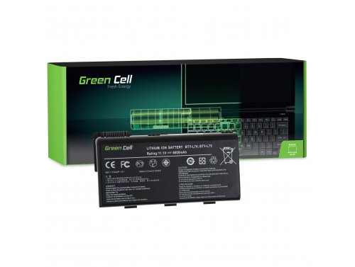 Акумулятор Green Cell BTY-L74 BTY-L75 для MSI CR500 CR600 CR610 CR620 CR630 CR700 CR720 CX500 CX600 CX620 CX700