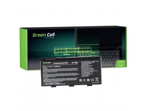Акумулятор Green Cell BTY-M6D для MSI GT60 GT70 GT660 GT680 GT683 GT780 GT783 GX660 GX680 GX780