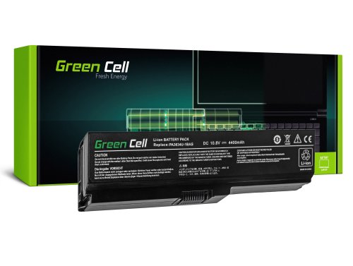 Акумулятор Green Cell PA3634U-1BRS для Toshiba Satellite A660 A665 L650 L650D L655 L670 L670D L675 M300 M500 U400 U500