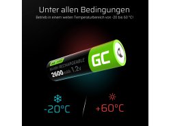 Green Cell 4x AA HR6 2600mAh Akku