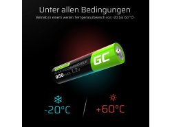 Green Cell 4x AAA HR03 950mAh Akku