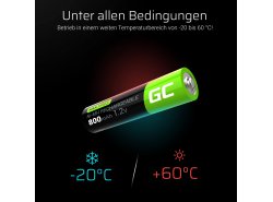 Green Cell 4x AAA HR03 800mAh Akku