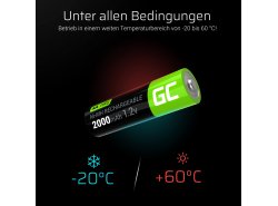 Green Cell 2x AA HR6 2000mAh Akku