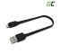 Green Cell GCmatte USB - кабель Lightning 25 см для iPhone, iPad, iPod, швидка зарядка