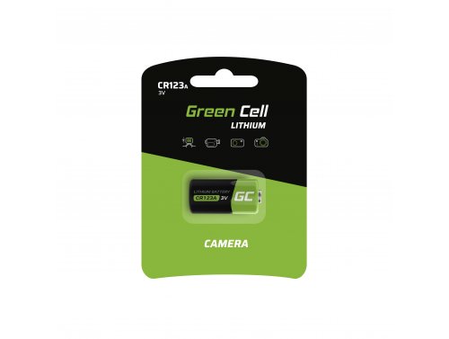 Green Cell CR123A Літієва батарея 3V 1400mAh