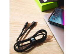 Kabel Green Cell Stream USB-C - Lightning 100cm mit Power-Delivery-Unterstützung (Apple MFi Certified)