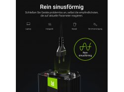 Spannungswandler Green Cell ® Stromversorgung UPS für Zentralofen und Zentralheizungspumpen 300W