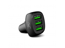 Green Cell GC PowerRide 54 Вт 3xUSB 18 Вт із технологією швидкої зарядки Ultra Charge