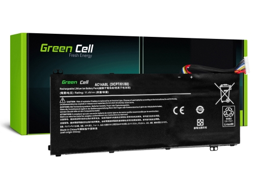 Акумулятор Green Cell AC14A8L AC15B7L для Acer Aspire Nitro V15 VN7-571G VN7-572G VN7-591G VN7-592G V17 VN7-791G VN7-792G