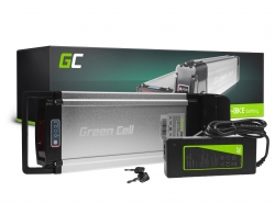 Green Cell Cell® 36V 12Ah Li-Ion Pedelec для задньої стійки акумулятор із зарядним пристроєм