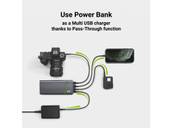 Power Bank GC PowerPlay Ultra 26800 mAh 128 W 4-Port mit der Möglichkeit, Ultrabook, Tablet und zwei Smartphones aufzuladen