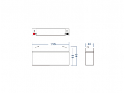 Green Cell ® Gel Batterie AGM VRLA 6V 3.3Ah