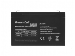 Green Cell ® Gel Batterie AGM VRLA 6V 10Ah