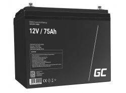 Green Cell Cell® AGM 12V 75Ah акумулятор Свинцева батарея VRLA Фотоелектрична сонячна батарея для інвалідного візка Unbemann Car