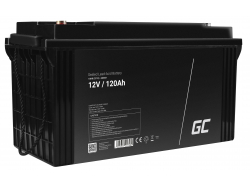 Green Cell ® AGM 12V 120Ah акумулятор VRLA свинцева батарея Unbemann рибальський різець човен скутер газон трактор газонокосарка