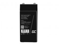 AGM GEL Batterie 4V 4Ah Blei Akku Green Cell Kasse und Waagen