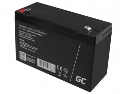 AGM GEL Batterie 6V 15Ah Blei Akku Green Cell Wartungsfreie für Alarm und Beleuchtung