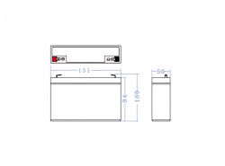 AGM GEL Batterie 6V 15Ah Blei Akku Green Cell Wartungsfreie für Alarm und Beleuchtung