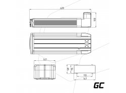 Akku Batterie Green Cell Rear Rack 36V 11.6Ah 418Wh für Elektrofahrrad E-Bike Pedelec