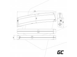 Akku Batterie Green Cell Frame Battery 36V 7.8Ah 281Wh für Elektrofahrrad E-Bike Pedelec