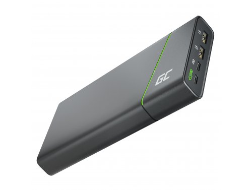 Power Bank Green Cell GC PowerPlay Ultra 26800mAh 128W 4-портовий для ноутбуків, MacBook, iPad, iPhone, Nintendo Switch тощо