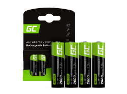 Green Cell 4x AA HR6 2600mAh Akku