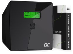 Green Cell® UPS/USV 1000VA 600W Unterbrechungsfreie Stromversorgung mit Überspannungsschutz 230V