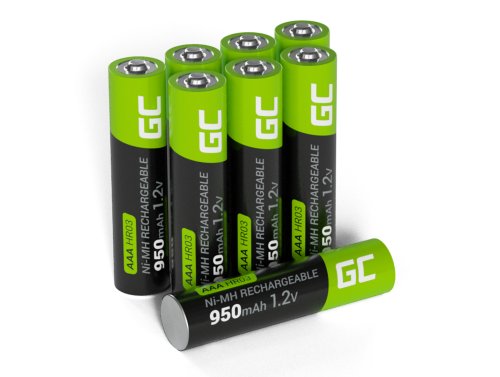 8x AAA R3 950mAh Ni-MH акумуляторні батареї Green Cell