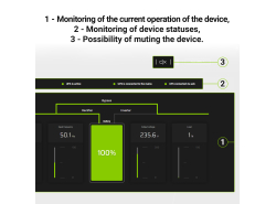 Green Cell ® UPS Microsine 1000VA LCD