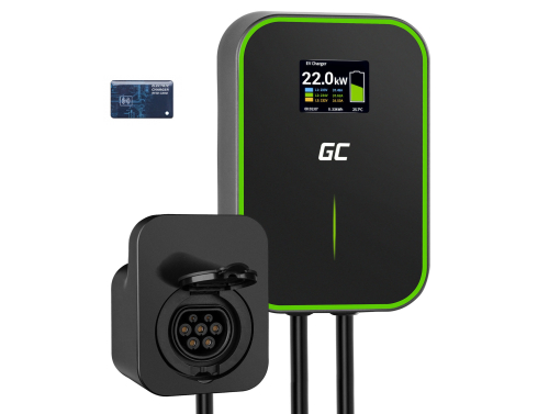 Wallbox GC EV PowerBox RFID 22 кВт зарядний пристрій з розеткою типу 2 для зарядки електромобілів та гібридів - OUTLET