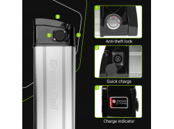 Green Cell ® Akku für Elektrofahrräder e-Bike 36V 14.5Ah 522Wh