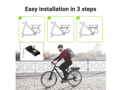 Akku Batterie Green Cell Rear Rack 36V 11.6Ah 418Wh für Elektrofahrrad E-Bike Pedelec