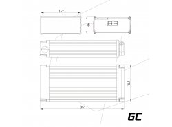 Akku Batterie Green Cell Rear Rack 36V 14.5Ah 522Wh für Elektrofahrrad E-Bike Pedelec