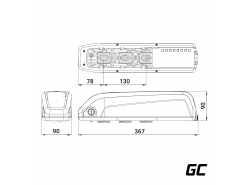 E-Bike battery 36V 15Ah GC PowerMove