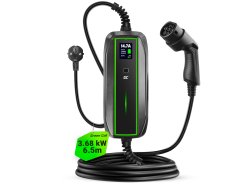 Green Cell Мобільний зарядний пристрій EV PowerCable 3,6 кВт Schuko тип 2 для зарядки електромобілів і гібридів