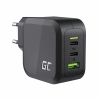 Мережевий зарядний пристрій Green Cell 65W GaN GC PowerGan для ноутбука, MacBook, телефону, Nintendo Switch - OUTLET