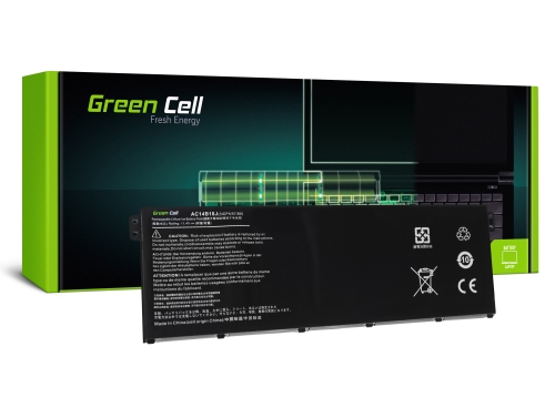 Акумулятор Green Cell AC14B13J AC14B18J для Acer Aspire 3 A315-23 A315-55G ES1-111M ES1-331 ES1-531 ES1-533 ES1-571 - OUTLET