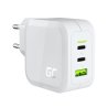 Мережевий зарядний пристрій White Green Cell 65W GaN GC PowerGan для ноутбука, MacBook, телефону, Nintendo Switch - OUTLET