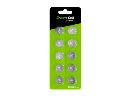 5x Green Cell CR2025 літієва батарея 3V 160mAh