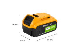 Green Cell Akku für DeWalt XR 18V 5Ah Ersatzakku für DCB184