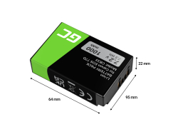 Green Cell ® Akku LP-E17 Half-Decoded für Canon EOS 77D, 750D, 760D, 8000D, M3, M5, M6, Rebel T6i, Rebel T6s 7.2V 1040mAh