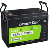 Акумулятор Green Cell LiFePO4 200Ah 12.8V 2560Wh для автофургона, сонячних панелей, фургонів з їжею - OUTLET