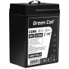 Green Cell CUBE AGM IP54 6V 4.5Ah VRLA акумулятор для іграшок, сигналізації, дитячого транспорту.