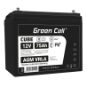 Green Cell CUBE AGM IP54 12V 75Ah VRLA акумулятор для рибальських човнів, скутерів, газонокосарок, тракторів.