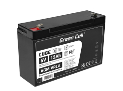 Green Cell ® AGM 6V 12Ah акумулятор VRLA свинцевий акумулятор іграшки електричні іграшки сигналізація дитячі транспортні засоби