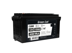 Green Cell ® AGM 12V 120Ah акумулятор VRLA свинцева батарея Unbemann рибальський різець човен скутер газон трактор газонокосарка