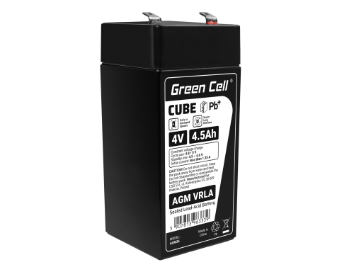 Green Cell ® AGM 4V 4.5Ah акумулятор VRLA свинцевий акумулятор іграшки електричні іграшки сигналізація дитячий транспорт