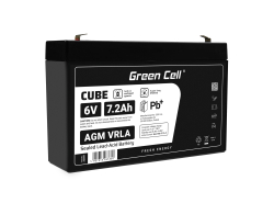 Green Cell ® AGM 6V 7.2Ah акумулятор VRLA свинцевий акумулятор іграшки електричні іграшки сигналізація дитячі транспортні засоби